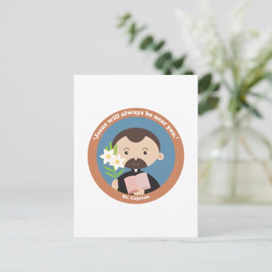 St Cajetan Postkarte (Stehend Vorderseite)