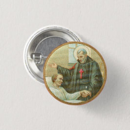 St. Camillus Comforting an Invalid (M 021) Button