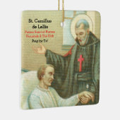 St. Camillus Comforting an Invalid (M 021) Keramikornament (Rechts)