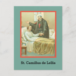 St. Camillus Comforting an Invalid (M 021) Postkarte