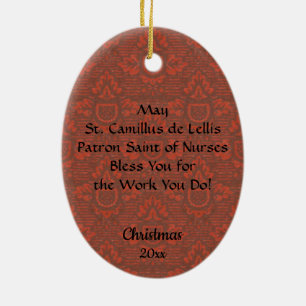 St. Camillus de Lellis (SAU 37; für Krankenpfleger Keramik Ornament