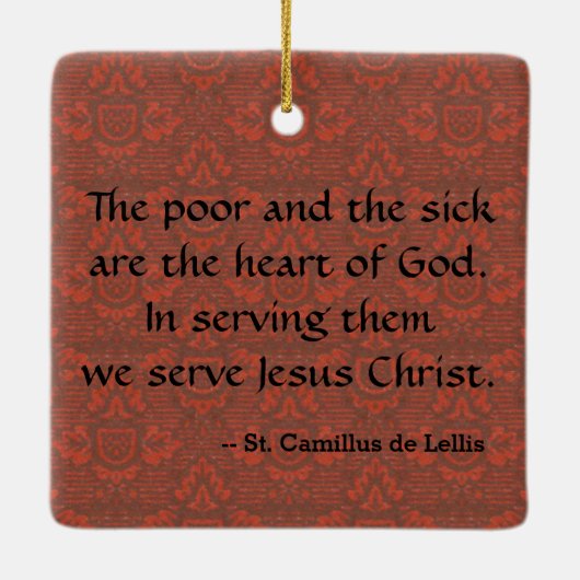 St. Camillus de Lellis (SAU 37) Keramikornament (Rückseite)