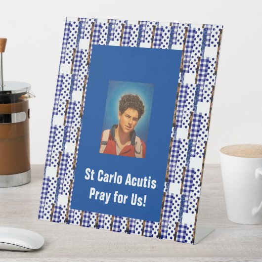 St Carlo Acutis Card Sockelschild (In Situ)
