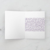 St Carlo Acutis Dankeschön Karte (Innenseite)