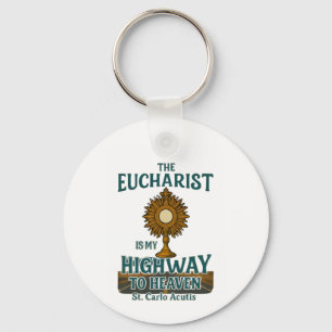 St. Carlo Acutis Eucharist mein Highway zum Himmel Schlüsselanhänger