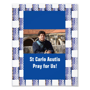 St Carlo Acutis Fotodruck