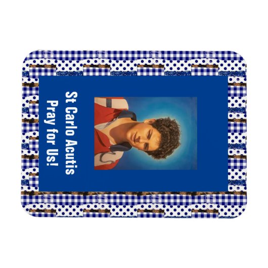 St Carlo Acutis Magnet (Horizontal)