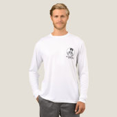 St. Carlo Acutis Religious Icon & Sketch Design Tri-Blend Shirt (Vorderseite komplett)