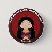 St. Casilda Button (Vorderseite)
