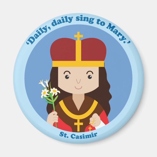 St. Casimir Magnet (Vorne)
