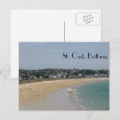 St. Cast, Bretagne Postkarte (Vorne/Hinten)
