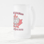 St. Catharines Polnisches kanadisches Leaf Mattglas Bierglas (VorderseiteRechts)