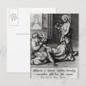 St. Catherine als Dämon von einer Frau Postkarte (Vorne/Hinten)