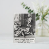 St. Catherine als Dämon von einer Frau Postkarte (Stehend Vorderseite)
