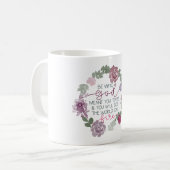 St. Catherine der Sienna-Zitat-Tasse Kaffeetasse (Vorderseite Links)