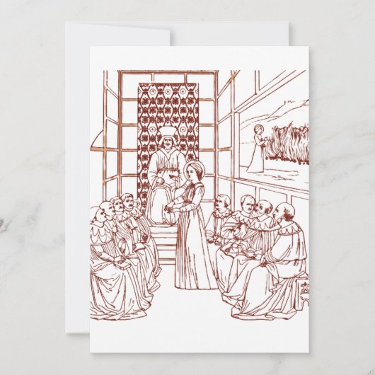 St Catherine Disputing mit Wissenschaftlern von Ma Einladung (Vorderseite)