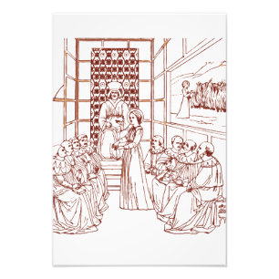 St Catherine Disputing mit Wissenschaftlern von Ma Fotodruck