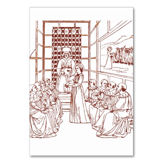 St Catherine Disputing mit Wissenschaftlern von Ma Tischnummer (Vorderseite)