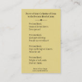 St. Catherine heiliger Karte Siena (Rückseite)