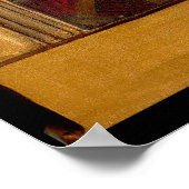 St. Catherine Ikone gotische Kunst Print Poster (Ecke)