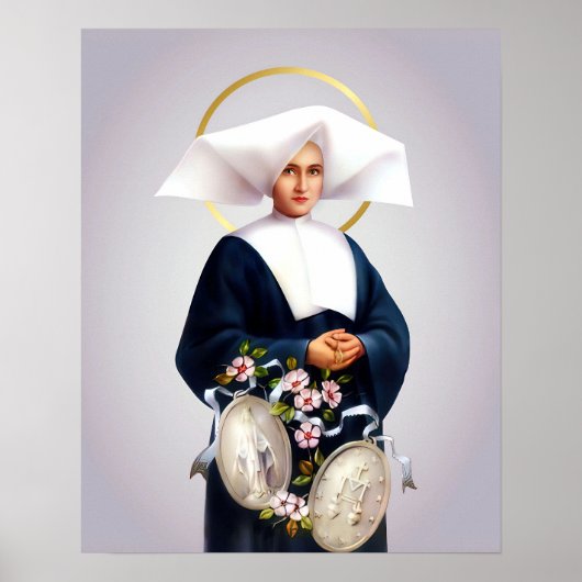 St. Catherine Laboure und Our Lady of Grace Poster (Vorne)