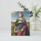 St. Catherine of Alexandria by Raphael Postkarte (Stehend Vorderseite)