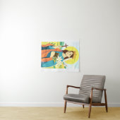 St. Catherine of Siena  Wandteppich (Beispiel (Horizontal))