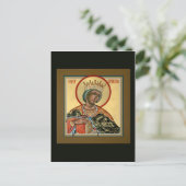 St. Catherine Prayer Card Postkarte (Stehend Vorderseite)