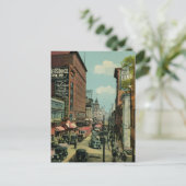 St. Catherine Street 1920s Postkarte (Stehend Vorderseite)