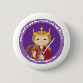 St. Catherine von Alexandria Button (Vorderseite)