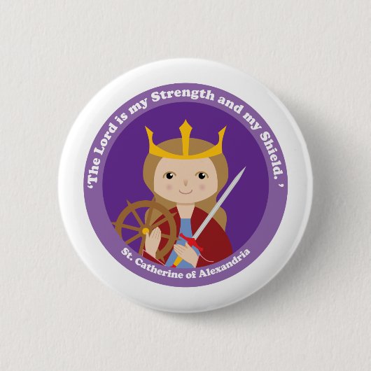 St. Catherine von Alexandria Button (Vorderseite)