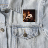 St. Catherine von Alexandria durch Caravaggio Button (Beispiel)