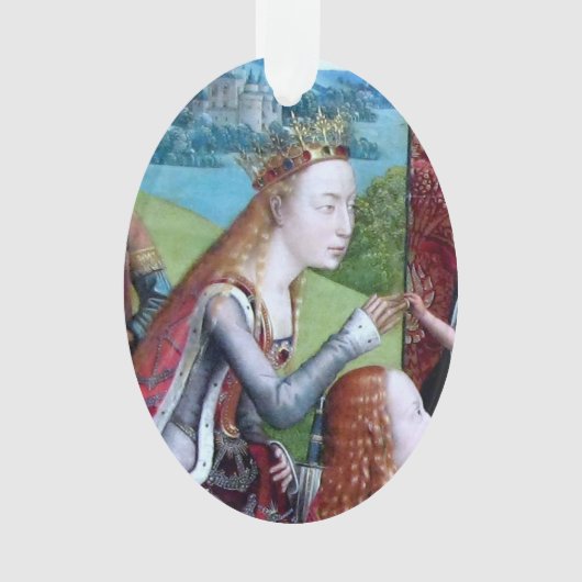 St. Catherine von Alexandria (Einzelheiten; M 070) Ornament (Vorderseite)