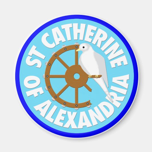 St. Catherine von Alexandria Magnet (Vorne)