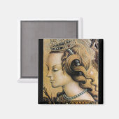 St. Catherine von Alexandria Magnet (Vorderseite/Rückseite)