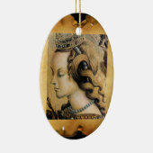 St. Catherine von Alexandria, Parchment Keramik Ornament (Rechts)