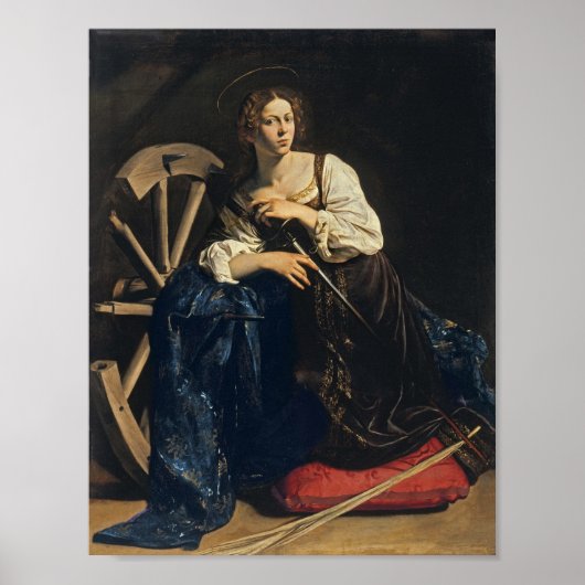 St. Catherine von Alexandria Poster (Vorne)
