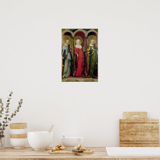 St. Catherine von Alexandria, St. Mary Poster (Küche)