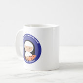 St. Catherine von Bologna Kaffeetasse (Vorderseite Links)
