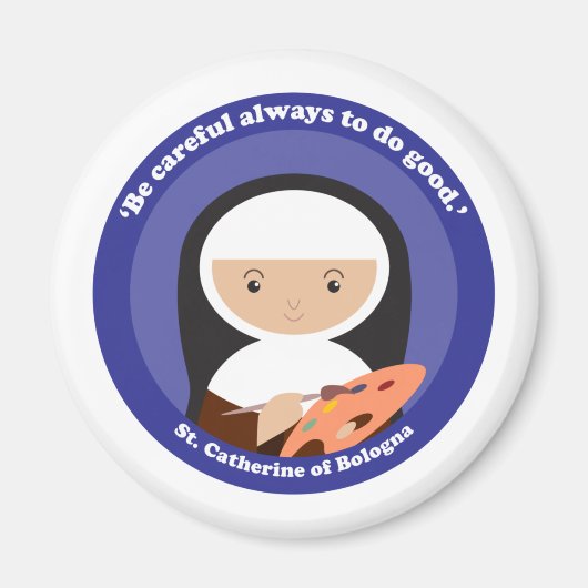 St. Catherine von Bologna Magnet (Vorne)