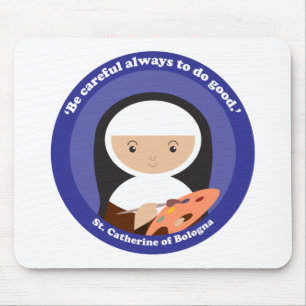 St. Catherine von Bologna Mousepad