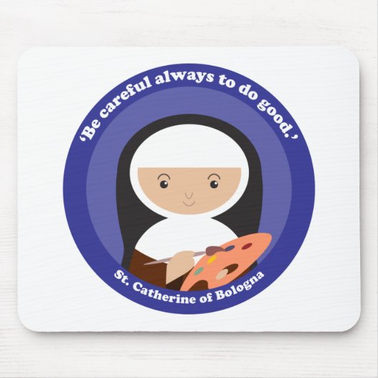 St. Catherine von Bologna Mousepad (Vorne)