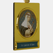 St. Catherine von Siena (19 BK) Banner-Ornament Gold (Rechts)