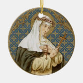 St. Catherine von Siena (19 BK) Keramik Ornament (Vorne)
