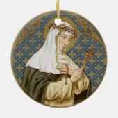 St. Catherine von Siena (19 BK) Keramik Ornament (Hinten)