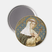 St. Catherine von Siena (19 BK) Magnet (Vorderseite/Rückseite)