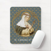 St. Catherine von Siena (19 BK) Mousepad (Mit Mouse)