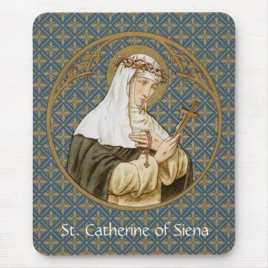 St. Catherine von Siena (19 BK) Mousepad (Vorne)