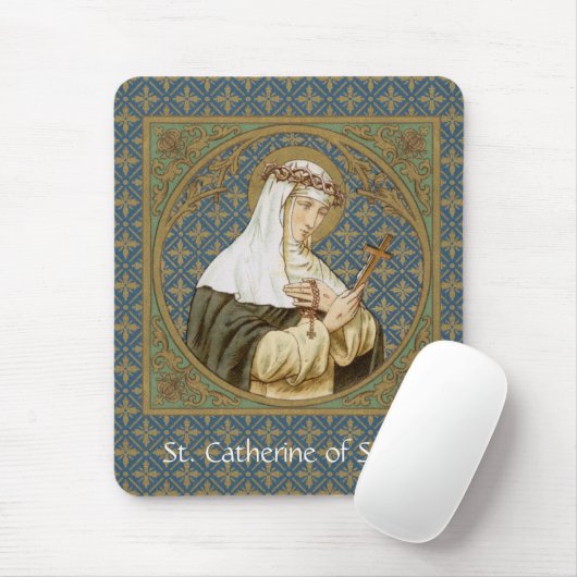 St. Catherine von Siena (19 BK) Mousepad (Mit Mouse)