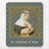 St. Catherine von Siena (19 BK) Mousepad (Vorne)